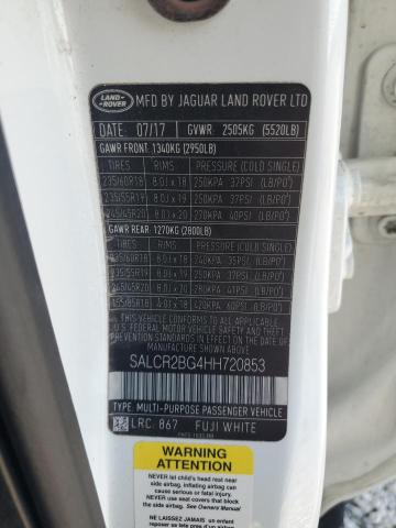 2017 LAND ROVER DISCOVERY SALCR2BG4HH720853