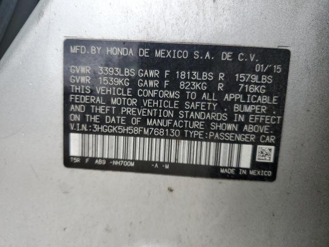 2015 HONDA FIT LX 3HGGK5H58FM768130