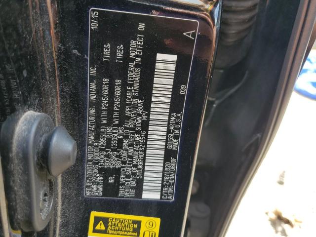 2015 TOYOTA HIGHLANDER - 5TDJKRFH0FS219546