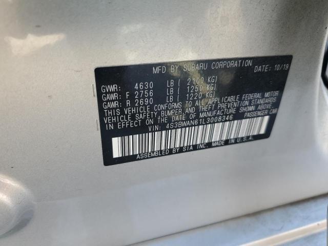 2020 SUBARU LEGACY LIM - 4S3BWAN61L3008346