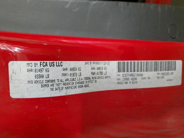 2016 FIAT 500 POP 3C3CFFAR6GT184468
