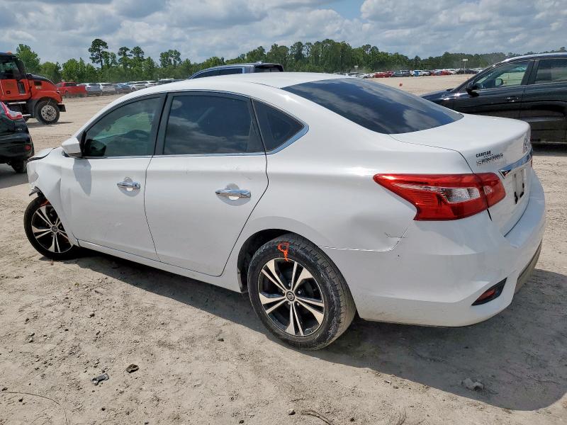 NISSAN SENTRA S 2019 white  gas 3N1AB7AP8KY227421 photo #3