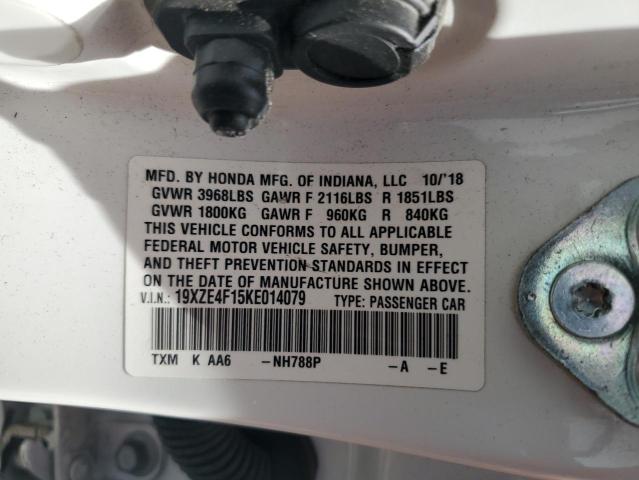 2019 HONDA INSIGHT LX 19XZE4F15KE014079