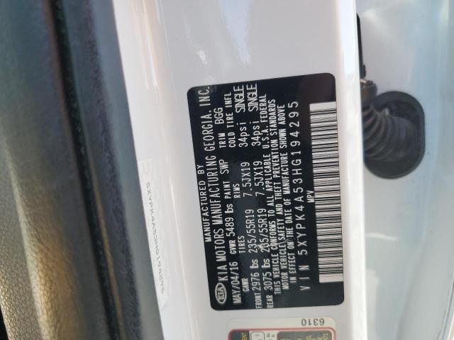2017 KIA SORENTO SX - 5XYPK4A53HG194295