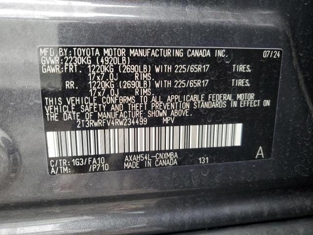 2024 TOYOTA RAV4 XLE - 2T3RWRFV4RW234499