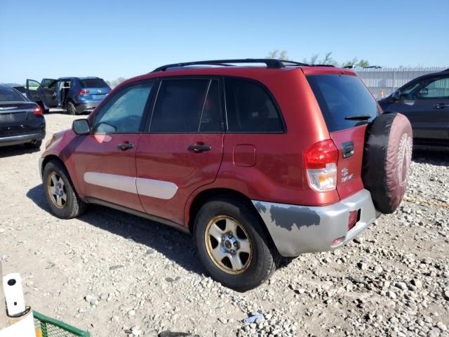 TOYOTA RAV4 2002 red 4dr spor gas JTEGH20V926003456 photo #3