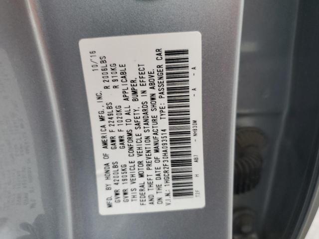 2017 HONDA ACCORD LX - 1HGCR2F30HA093514