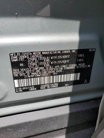 2021 TOYOTA RAV4 XLE 2T3W1RFV3MW112632