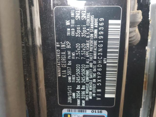 2022 KIA TELLURIDE 5XYP6DHC3NG199369
