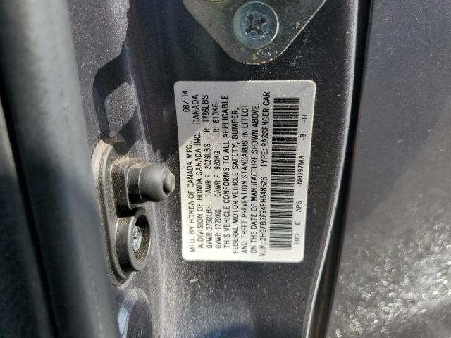 2hgfb2f94eh548626 - 2014 Honda civic exl - #57873015