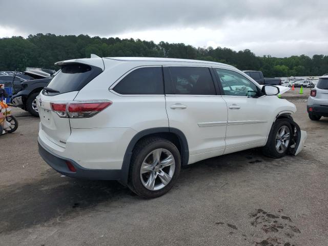 Vin: 5tdykrfh2es015182, lot: 58512505, toyota highlander limited 20143