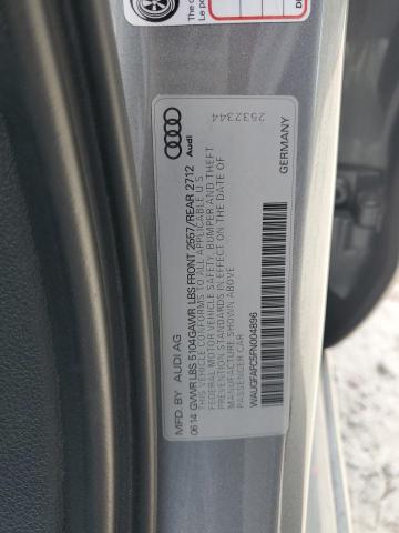 2015 AUDI A6 PREMIUM WAUGFAFC5FN004896