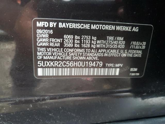 2017 BMW X5 SDRIVE3 - 5UXKR2C56H0U19479