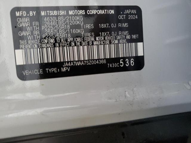 2025 MITSUBISHI ECLIPSE CR JA4ATWAA7SZ004366