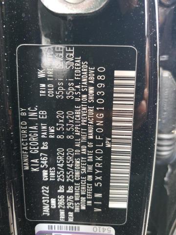 2022 KIA SORENTO SX - 5XYRKDLF0NG103980