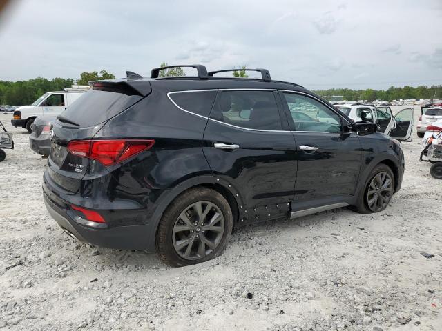 Vin: 5xyzw4la0jg554281, lot: 54497505, hyundai santa fe 20183