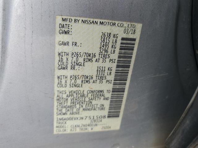 2018 NISSAN FRONTIER S - 1N6AD0EVXJN751508