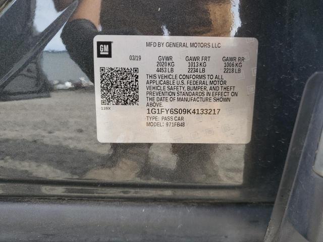 2019 CHEVROLET BOLT EV LT - 1G1FY6S09K4133217
