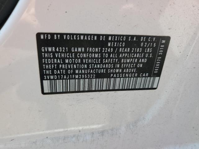 2015 VOLKSWAGEN JETTA SE - 3VWD17AJ1FM295322