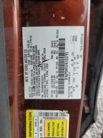 2015 FORD FUSION SE - 3FA6P0H95FR103793
