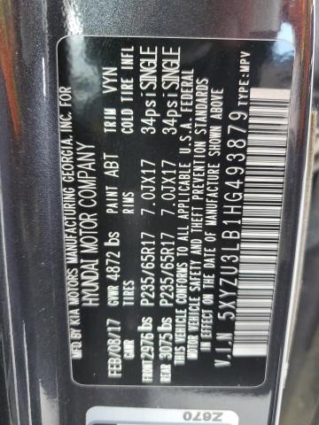 2017 HYUNDAI SANTA FE S - 5XYZU3LB1HG493879