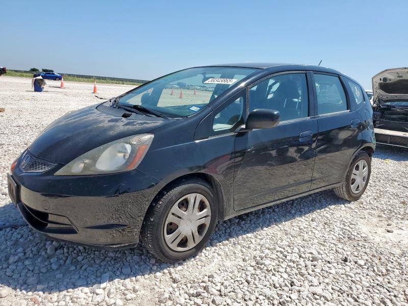 HONDA FIT 2011 black  gas JHMGE8H33BS003123 photo #1