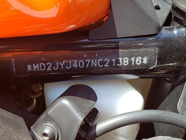 2022 KTM 390 RC - MD2JYJ407NC213816