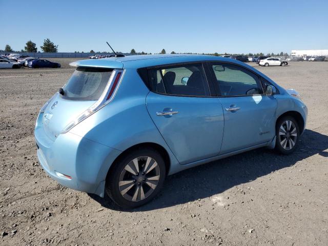 NISSAN LEAF S 2015 blue  electric 1N4AZ0CP0FC316790 photo #4