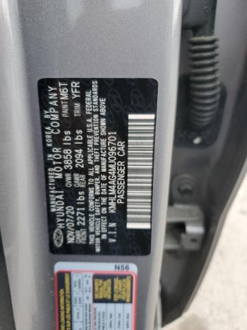 2021 HYUNDAI ELANTRA SE - KMHLM4AG4MU096701