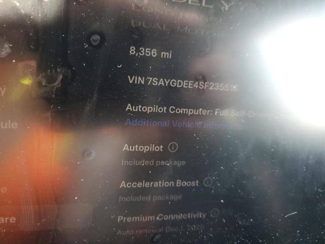 2025 TESLA MODEL Y 7SAYGDEE4SF235518