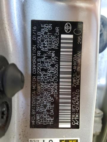 2016 TOYOTA PRIUS - JTDKARFU7G3506177