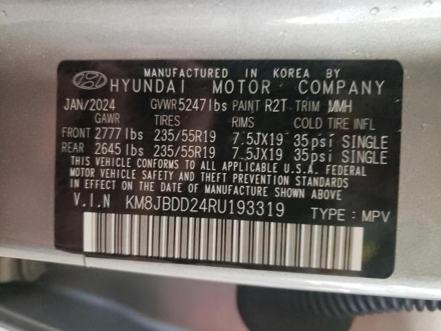 2024 HYUNDAI TUCSON SEL - KM8JBDD24RU193319