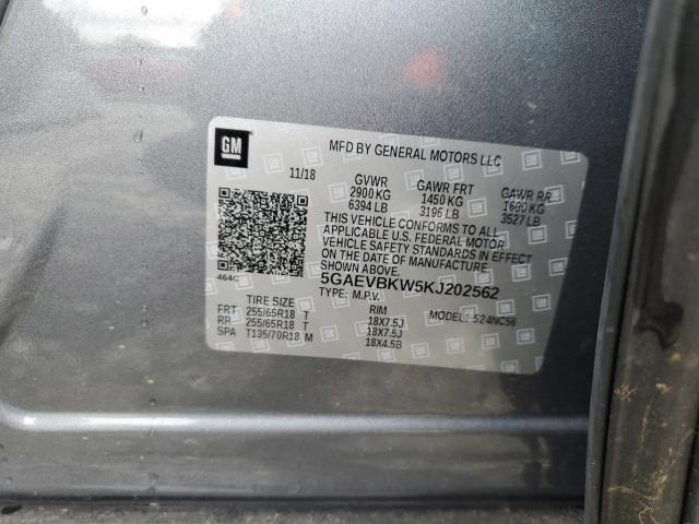 2019 BUICK ENCLAVE PR - 5GAEVBKW5KJ202562