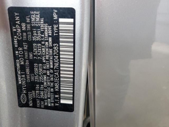 2022 HYUNDAI TUCSON LIM - KM8JECA17NU047083