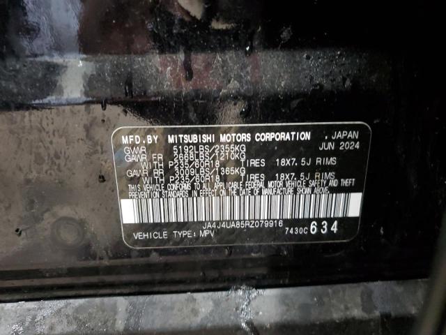 2024 MITSUBISHI OUTLANDER JA4J4UA85RZ079916