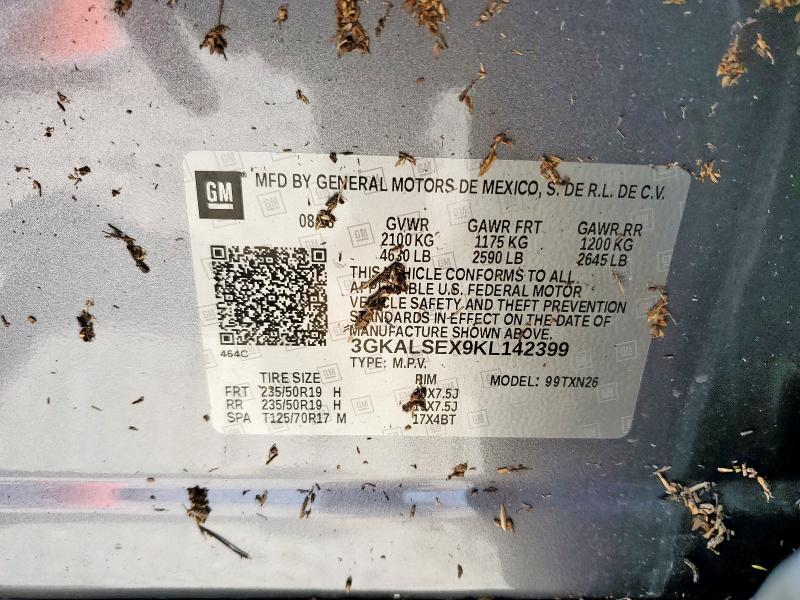 2019 GMC TERRAIN DE 3GKALSEX9KL142399