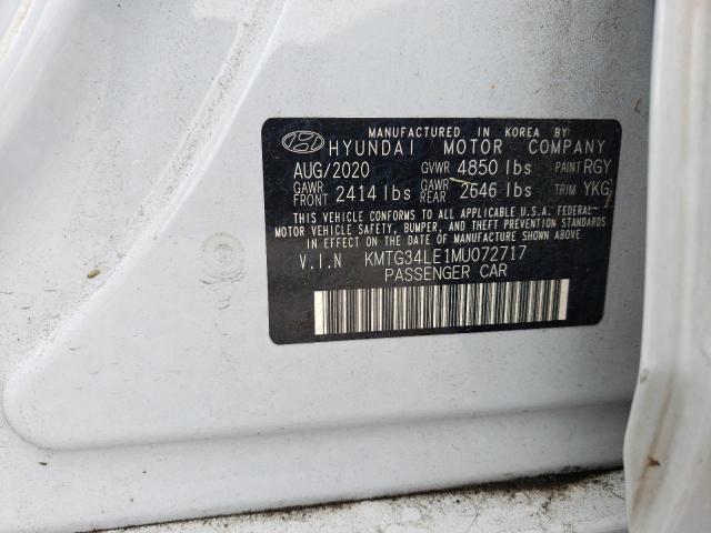 2021 GENESIS G70 PRESTI - KMTG34LE1MU072717