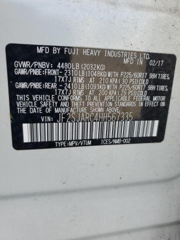 2017 SUBARU FORESTER 2 - JF2SJARC4HH567335
