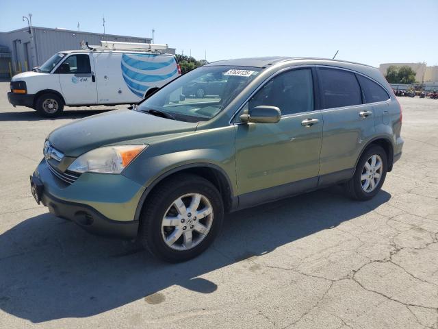 HONDA CR-V EXL 2007 green  gas JHLRE38707C047813 photo #1