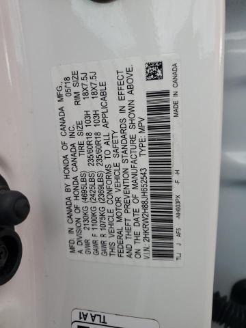 2018 HONDA CR-V EXL 2HKRW2H88JH652543