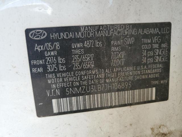 2018 HYUNDAI SANTA FE S - 5NMZU3LB7JH106893