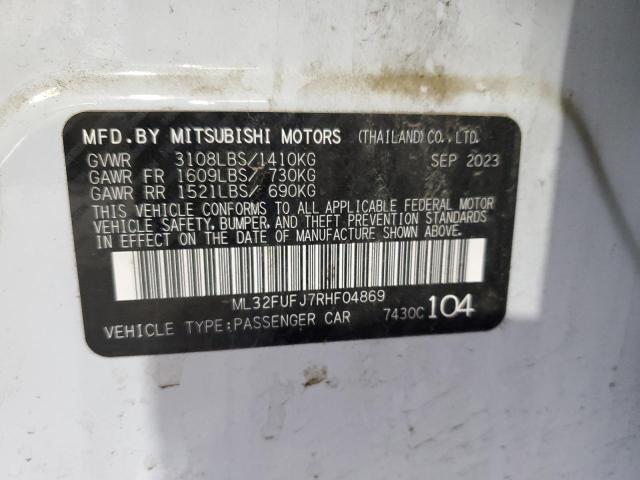 2024 MITSUBISHI MIRAGE G4 ML32FUFJ7RHF04869