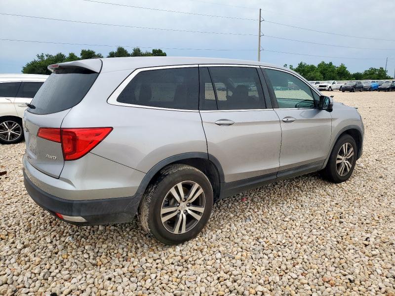 HONDA PILOT EXL 2017 silver  gas 5FNYF6H51HB022736 photo #4