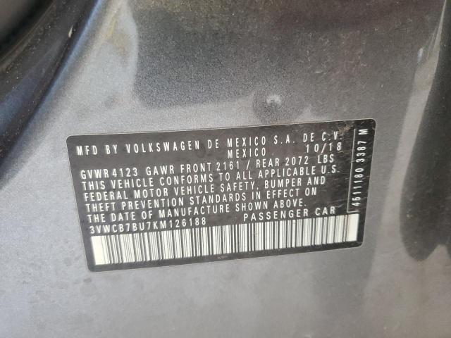 2019 VOLKSWAGEN JETTA S - 3VWCB7BU7KM126188