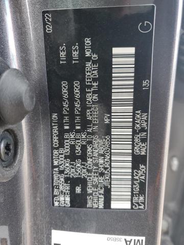2022 TOYOTA 4RUNNER LI JTEKU5JR0N6039856
