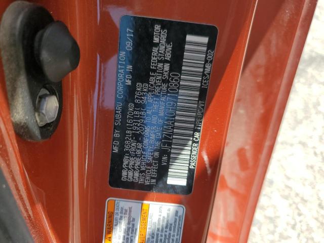 2017 TOYOTA 86 BASE JF1ZNAA10H9710860