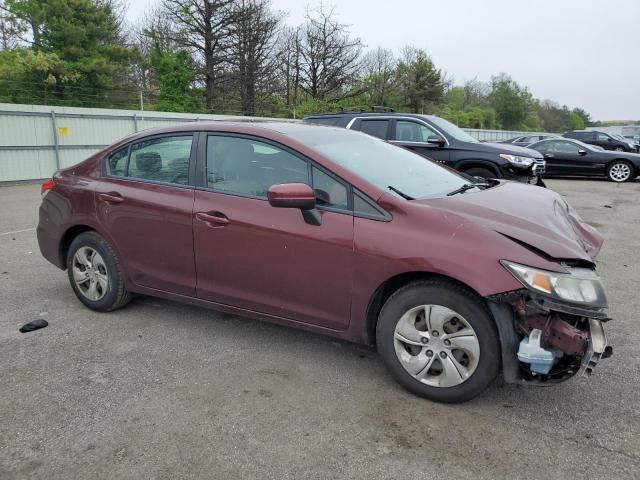 Vin: 19xfb2f55fe277908, lot: 59077815, honda civic lx 20154