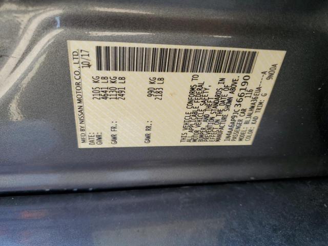 2018 NISSAN MAXIMA 3.5 - 1N4AA6AP9JC366190