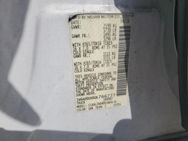 2016 NISSAN FRONTIER S - 1N6AD0ER8GN766777