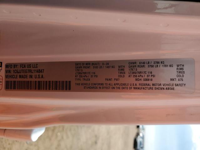 2024 JEEP GLADIATOR - 1C6JJTEG7RL114847